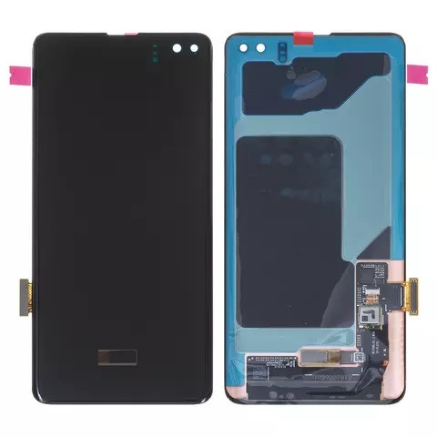 Дисплейний модуль для Samsung G975 Galaxy S10 Plus, Original Ref., Black - 1