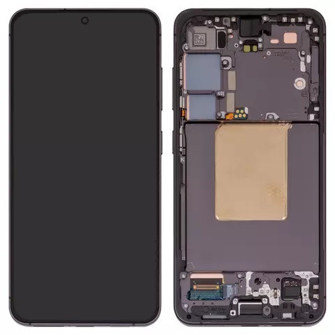 Дисплейний модуль для Samsung S921 Galaxy S24, з рамкою, Original PRC, Black - 1