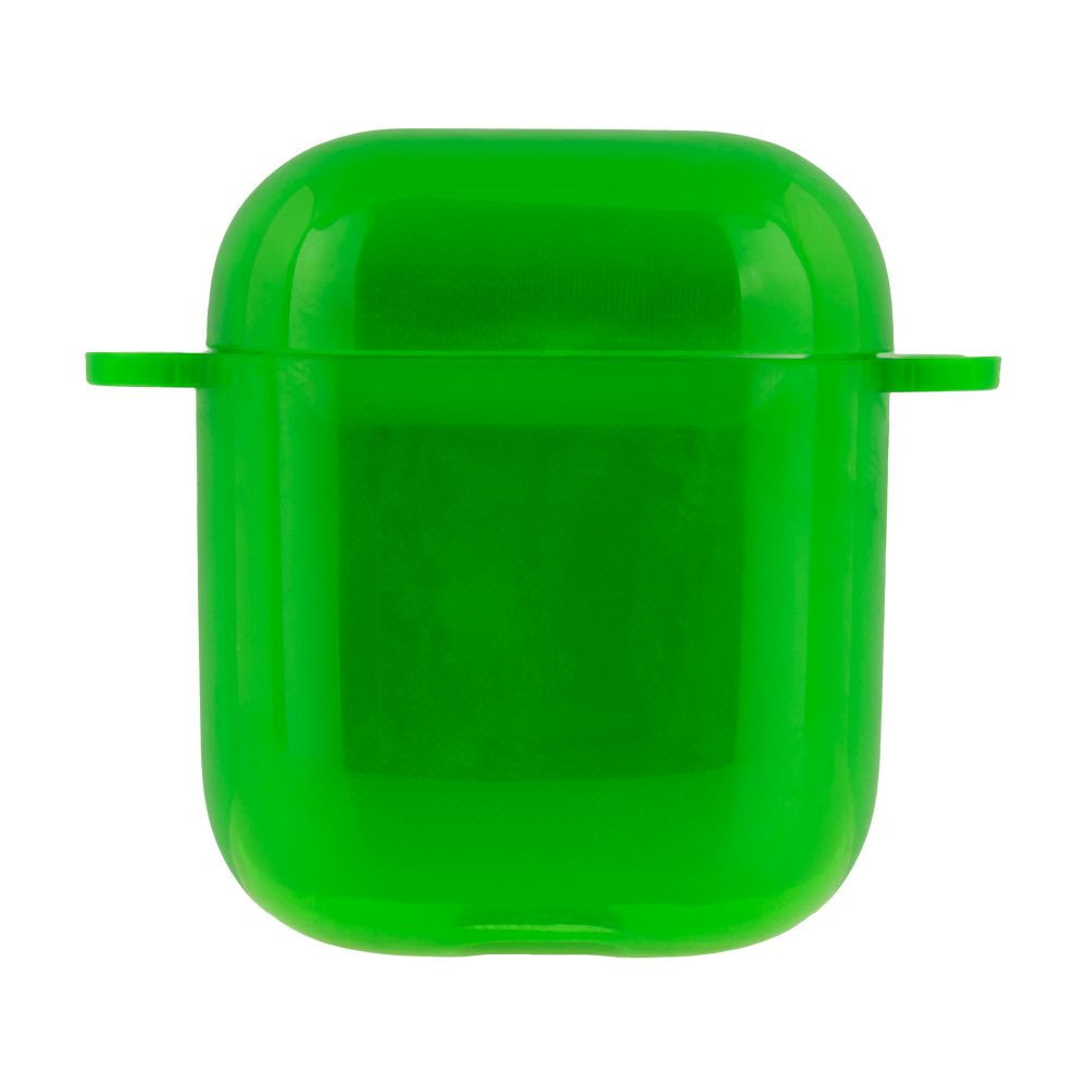 Silicone Case for AirPods Neon Color Green - 1