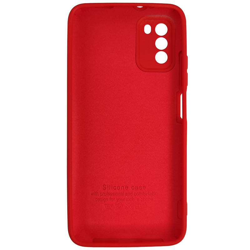 Чохол Silicone Case for Poco M3 Red (14) - 3