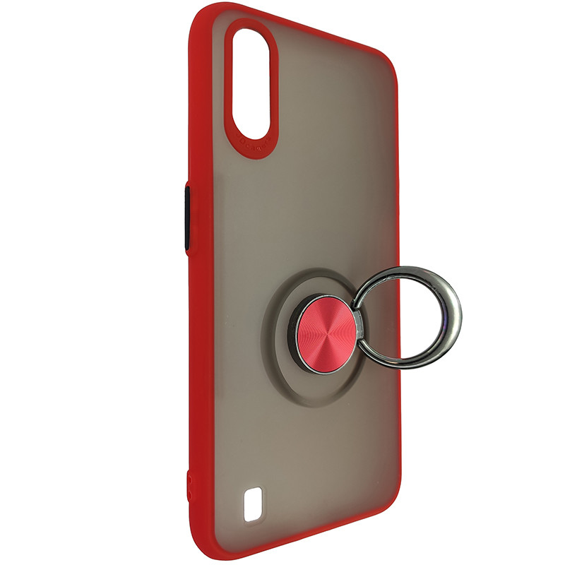 Чохол Totu Copy Ring Case Samsung A01 (A015) Red+Black - 2
