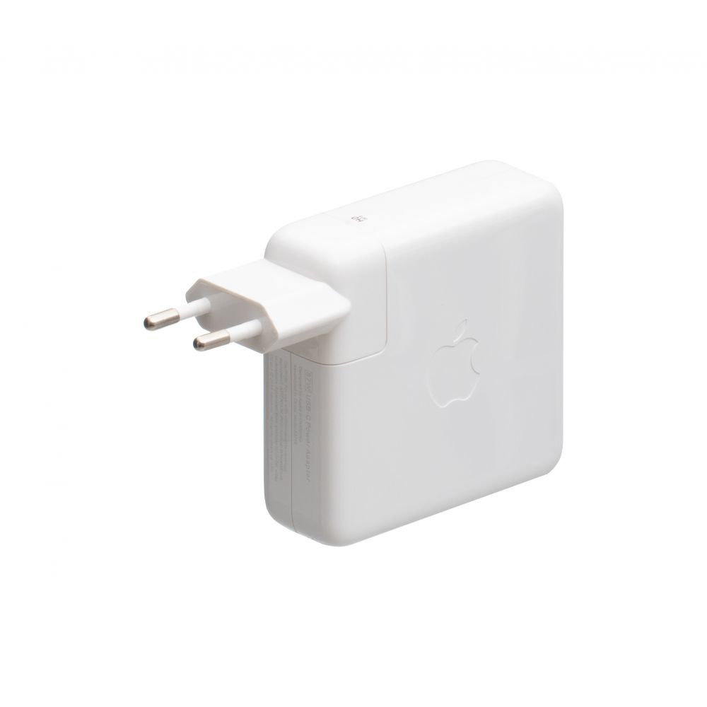 Мережевий зарядний пристрій для Macbook, Cable Type-C to Type-C, PD 87W, White - 1