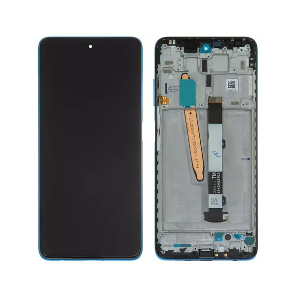 Дисплейний модуль для Xiaomi Poco X3 NFC, Poco X3 Pro, з рамкою, Original PRC, Blue - 1