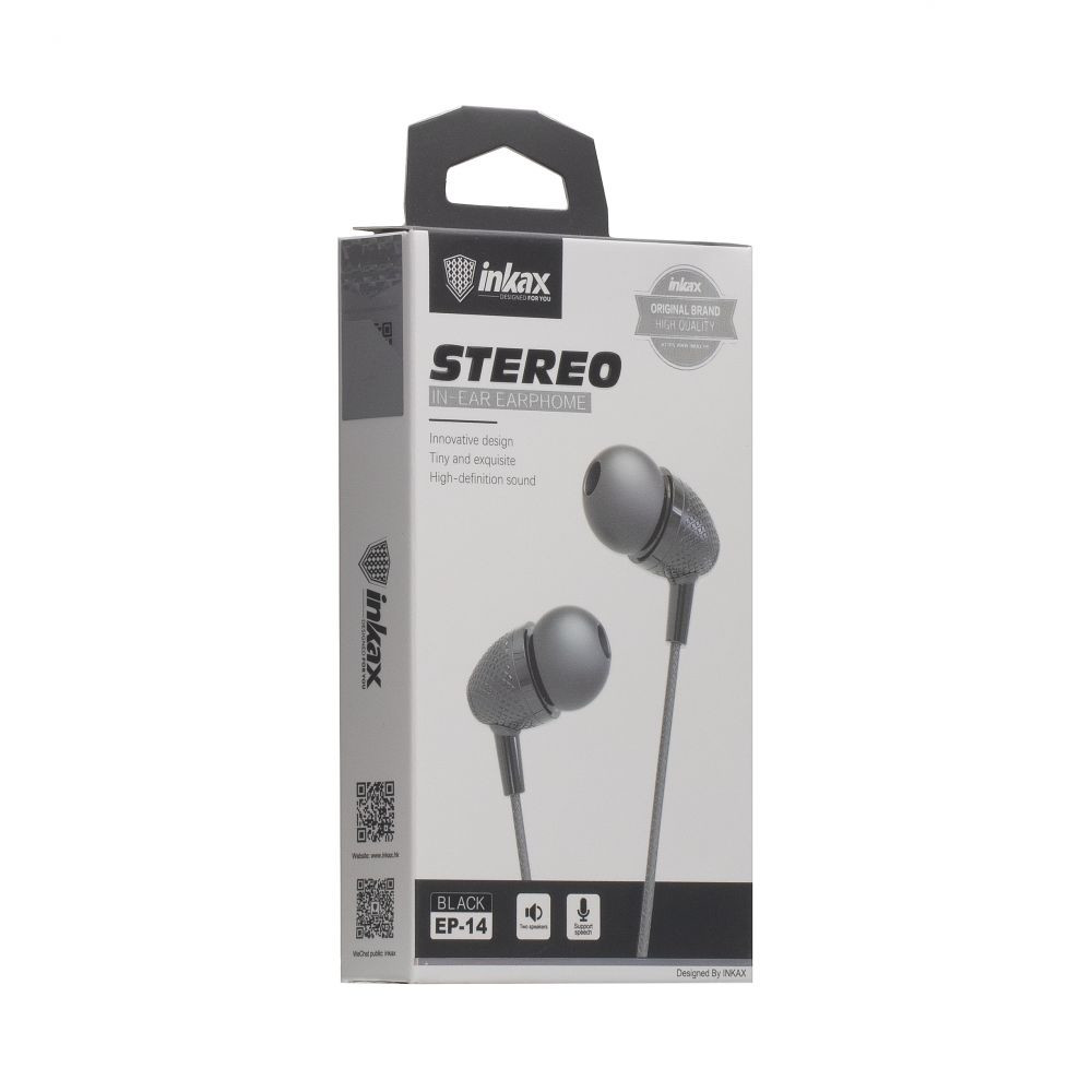 Гарнітура Inkax EP-14 Black - 2