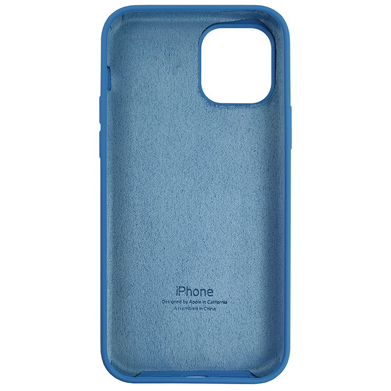 Чохол Copy Silicone Case iPhone 12/12 Pro Azure (38) - 5