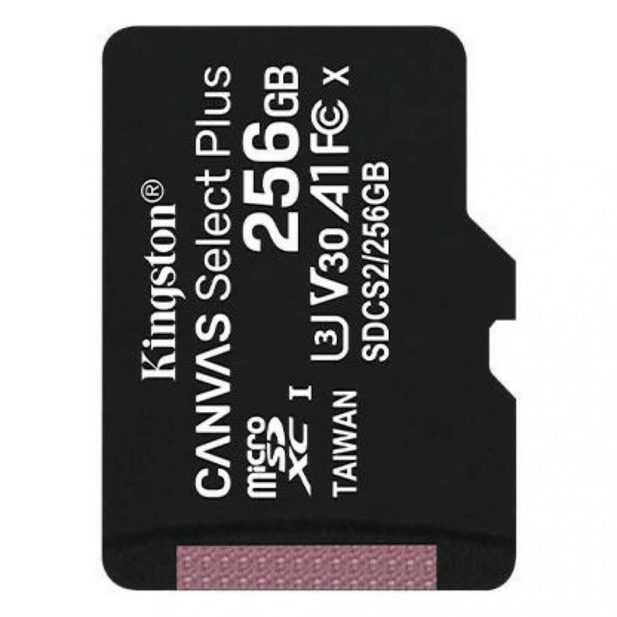 Карта пам'яті Kingston Canvas Select Plus, 256Gb, micro SDXC UHS-3, class 10, А1 V30 - 1