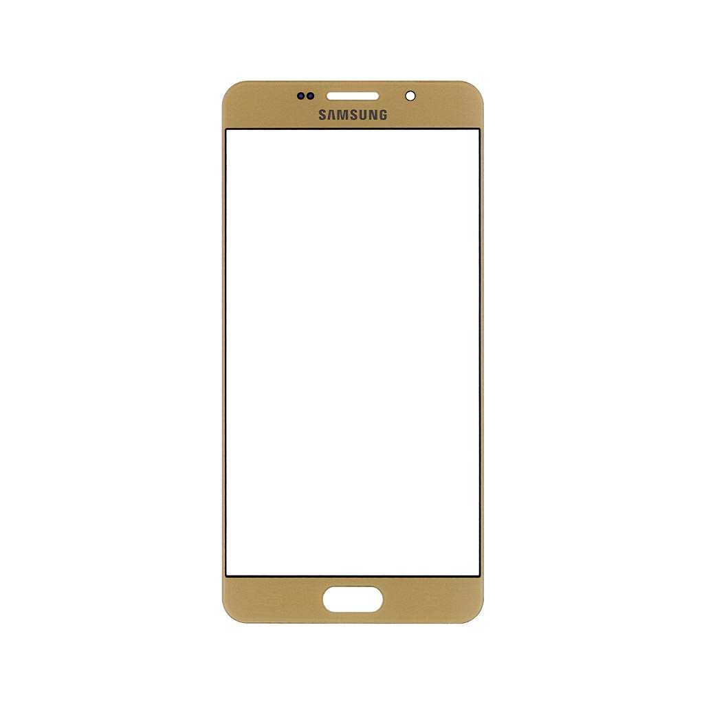 Стекло дисплея Samsung A710 Galaxy A7 (2016) Duos, Gold - 2