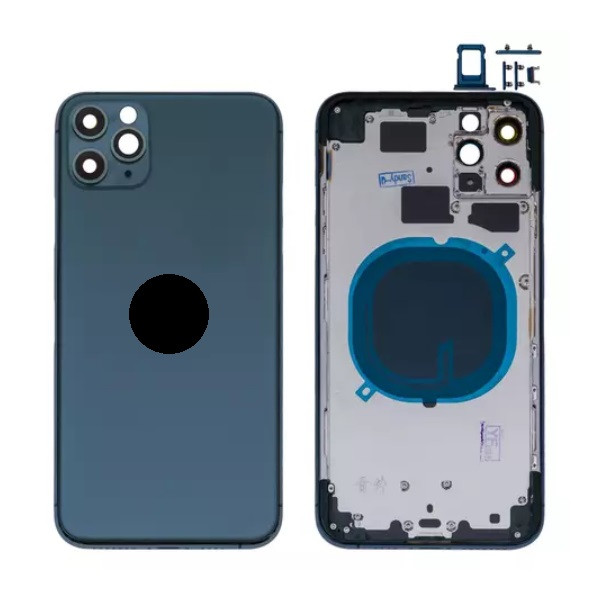 Корпус для iPhone 11 Pro, High Copy, Matte Midnight Green - 1