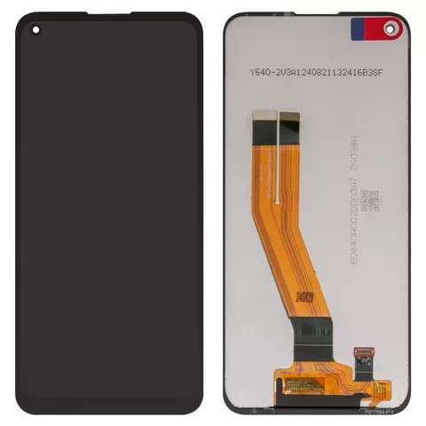 Дисплейний модуль для Samsung A115 Galaxy A11, Service Pack, Black - 1