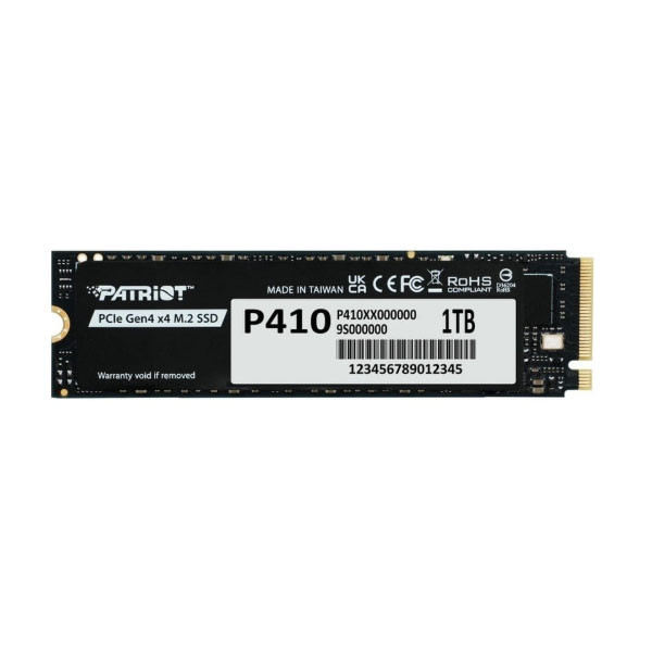 SSD-накопичувач M.2 Patriot P410, 1 TB, NVMe 2280 PCIe Gen4x4 TLC - 1