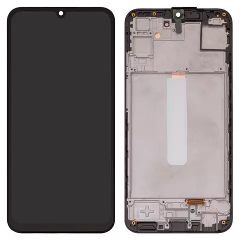 Дисплейний модуль для Samsung M346 Galaxy M34, з рамкою, Original PRC, Black - 1