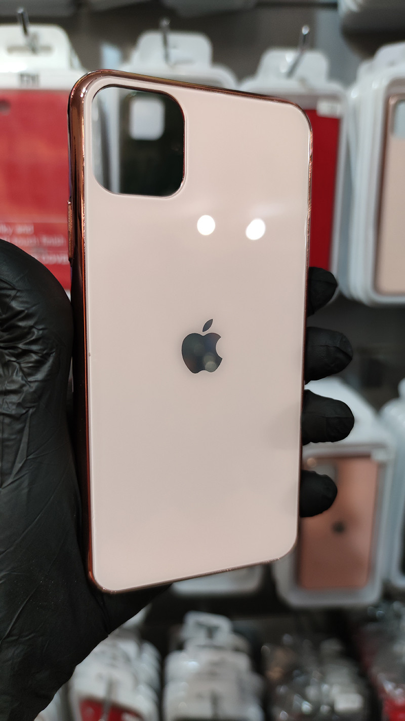 Чохол Glass Case для Apple iPhone 11 Pro Light Pink - 2