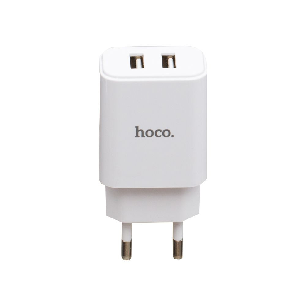 Мережевий зарядний пристрій Hoco C62A, Cable Micro, 5V, 2.1A White - 2