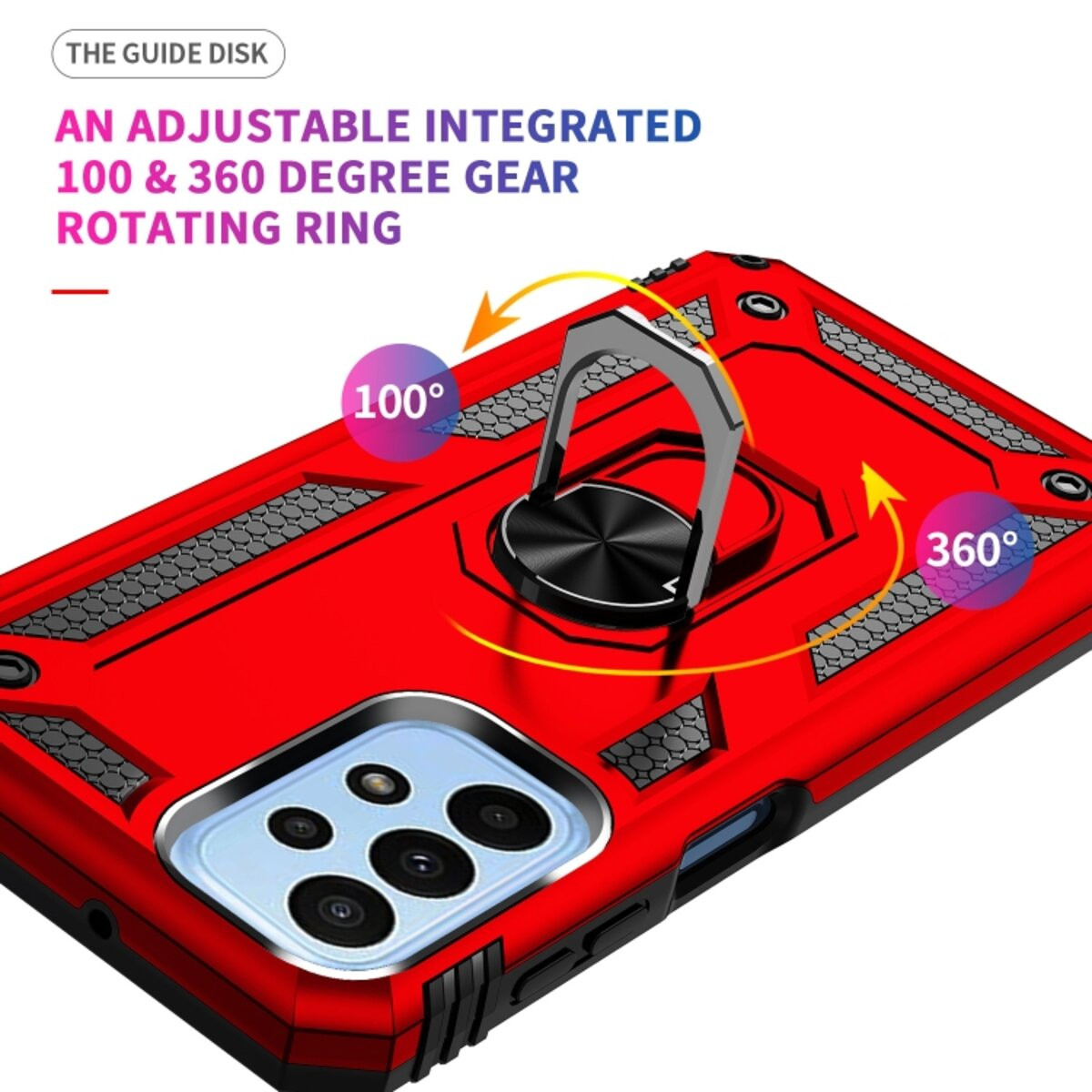 Чохол Cosmic Robot Ring for Samsung Galaxy A23 4G Red - 6