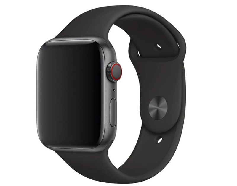 Ремінець для Apple Watch (42-44mm) Sport Band Black (18)  - 2