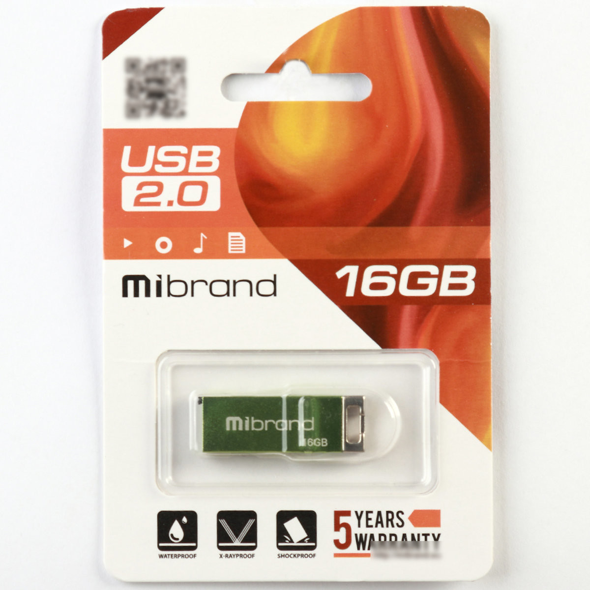 Флешка Mibrand USB 2.0 Chameleon 16Gb Light green - 2