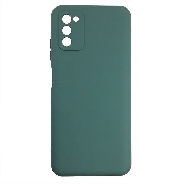 Чохол Silicone Case for Samsung A03s Dark Green (48) - 1