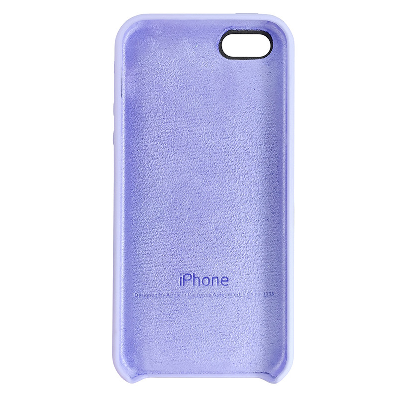 Чохол Copy Silicone Case iPhone 5/5s/5SE Light Violet (41) - 3