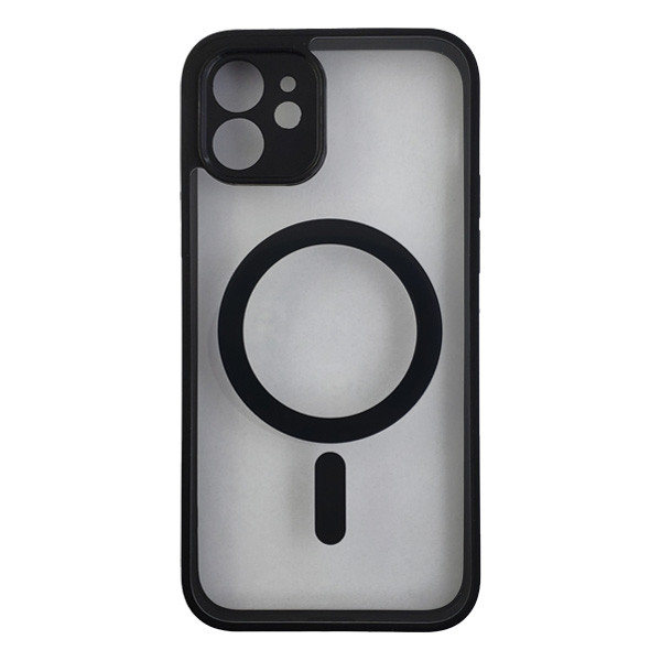 Чохол Transparante Case with MagSafe для iPhone 12 Black - 1