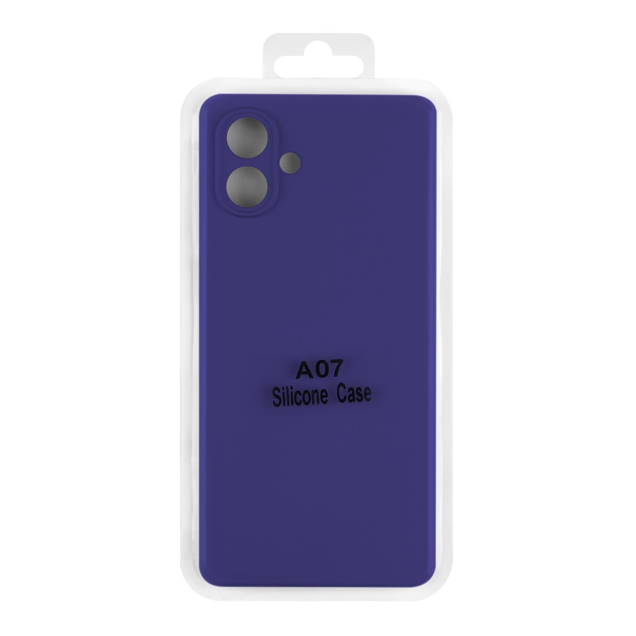 Чохол Silicone Cover для Samsung A075 Galaxy A07, Purple - 3