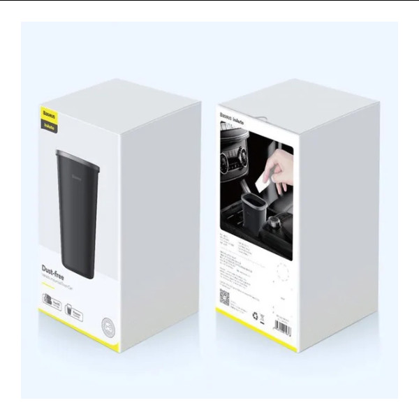 Автомобільний сміттєвий контейнер Baseus Dust-free Vehicle-mounted Trash Can Black - 2