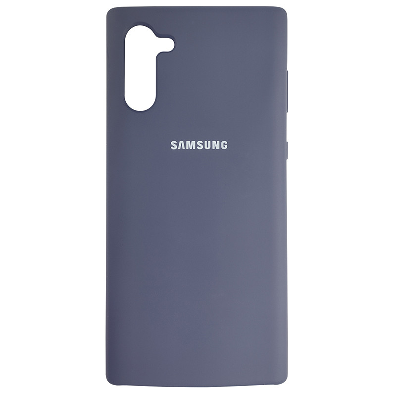 Чохол Silicone Case for Samsung Note 10 Midnight (8) - 1