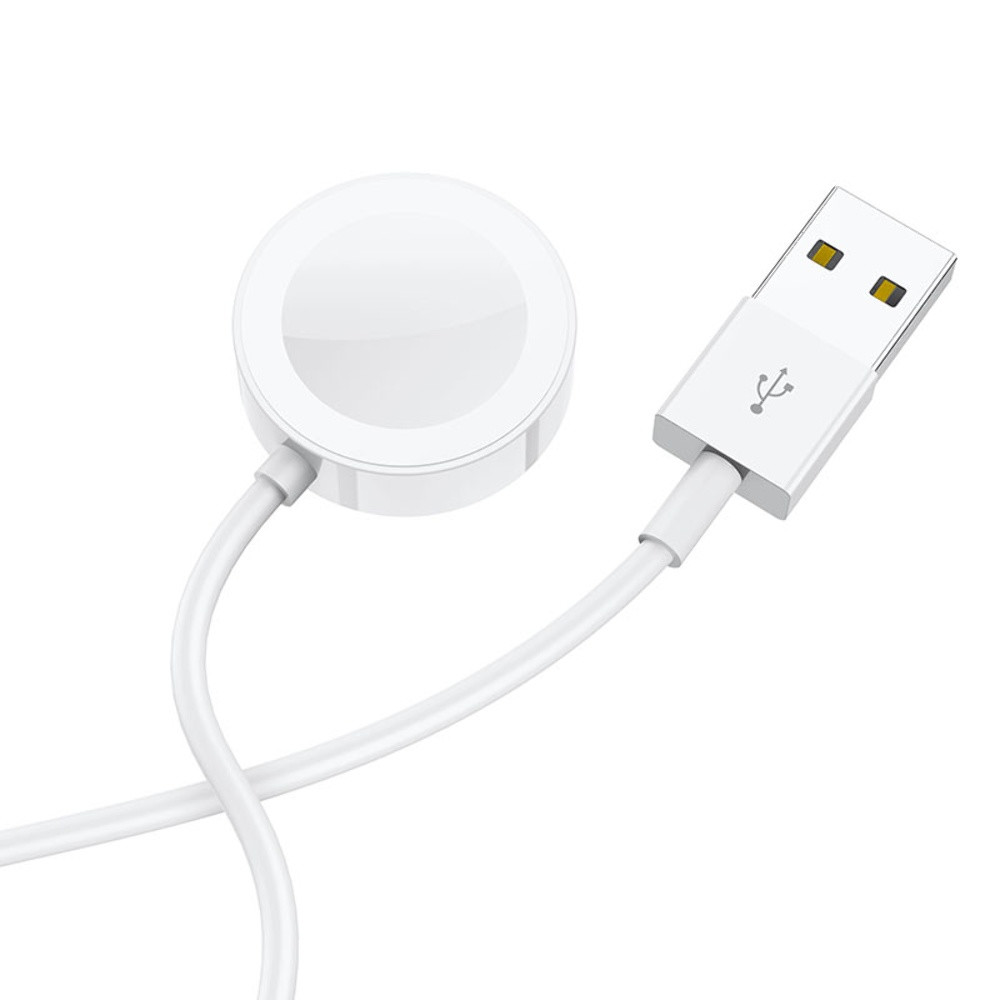 Безпровідний Зарядний Пристрій Borofone BQ13 для Apple Watch, USB-A White - 3