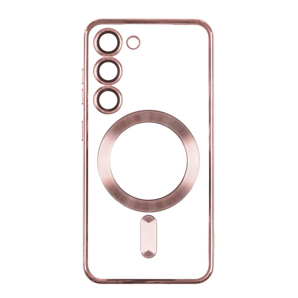Чохол TPU Metallic Full Camera with Magsafe для Samsung S918 Galaxy S23 Ultra, Gold - 8