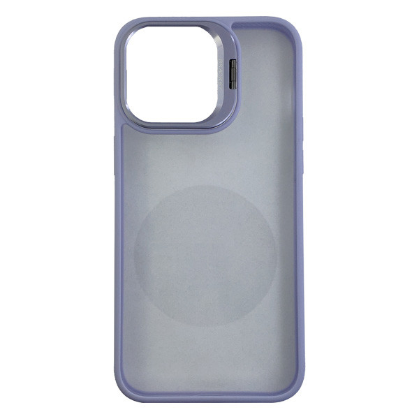 Чохол Defense Case Camera Stand with Camera Glass iPhone 15 Light Violet - 1