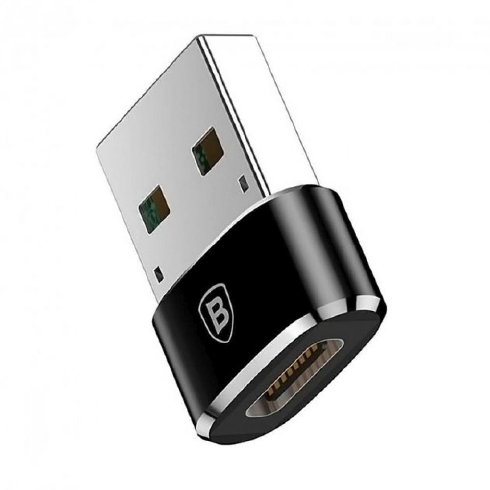 USB Перехідник Baseus Type-C to USB CAAOTG Black - 1