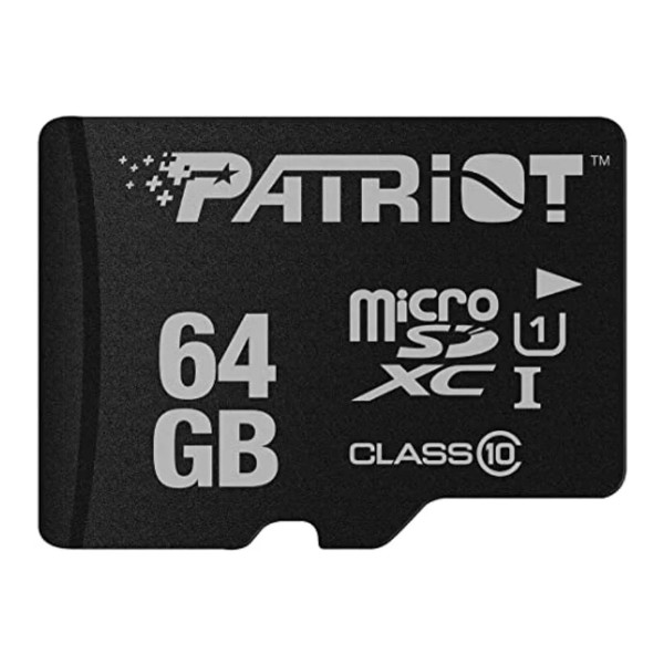 Карта пам'яті Patriot LX Series, 64Gb, micro SDXC UHS-1, class 10 - 1