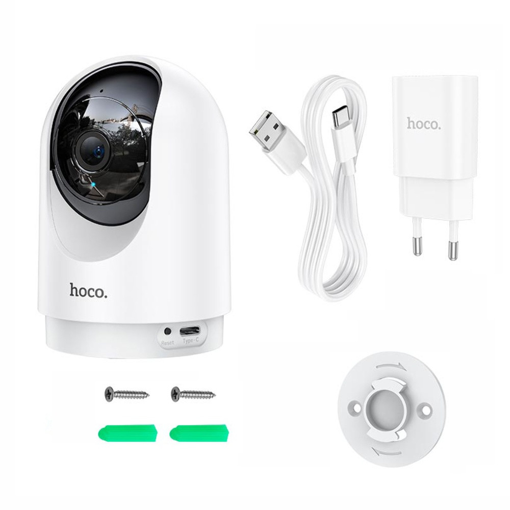 IP-камера відеонагляду Hoco D1, White - 11