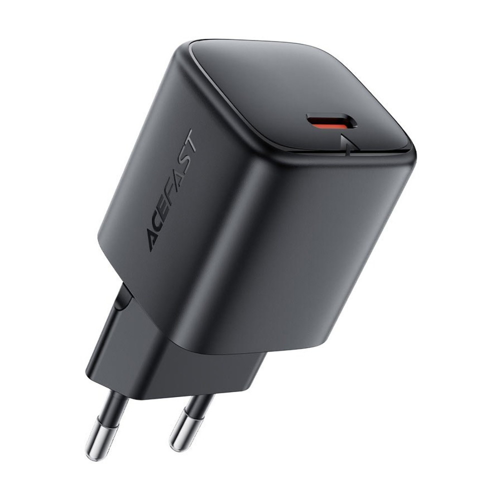 Мережевий зарядний пристрій Acefast A119, PD 45W, mini GaN, Black - 1