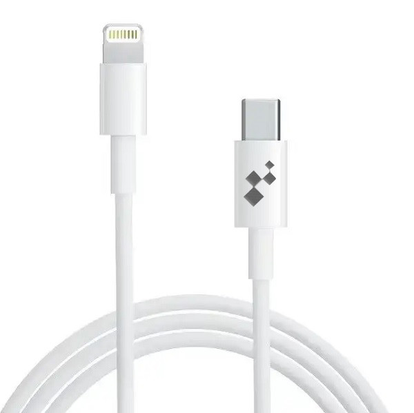 Мережевий Зарядний Пристрій iEnergy HC-28, Cable Type-C to Lightning, PD+Q.C 3.0, 30W Max White - 2