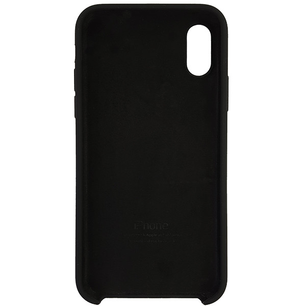 Чохол Copy Silicone Case iPhone X/XS Black (18) - 4