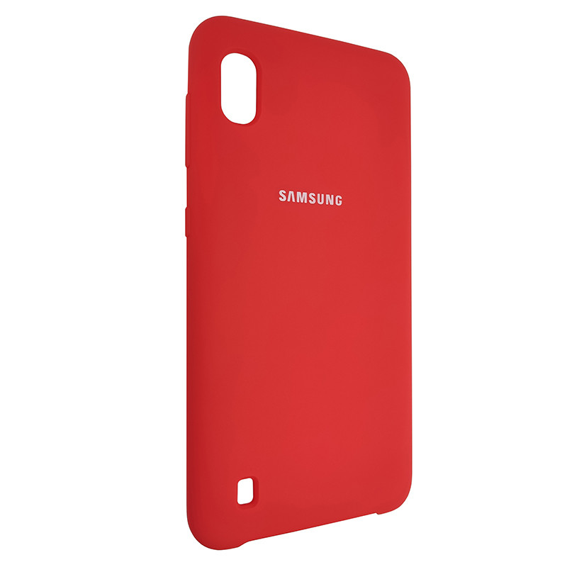 Чохол Silicone Case for Samsung A10 Red (14) - 2