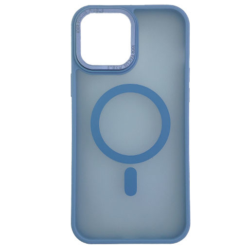 Чохол Stiff Cover Colorful Matte with Magsafe iPhone 12 Pro Max Ocean Blue - 1