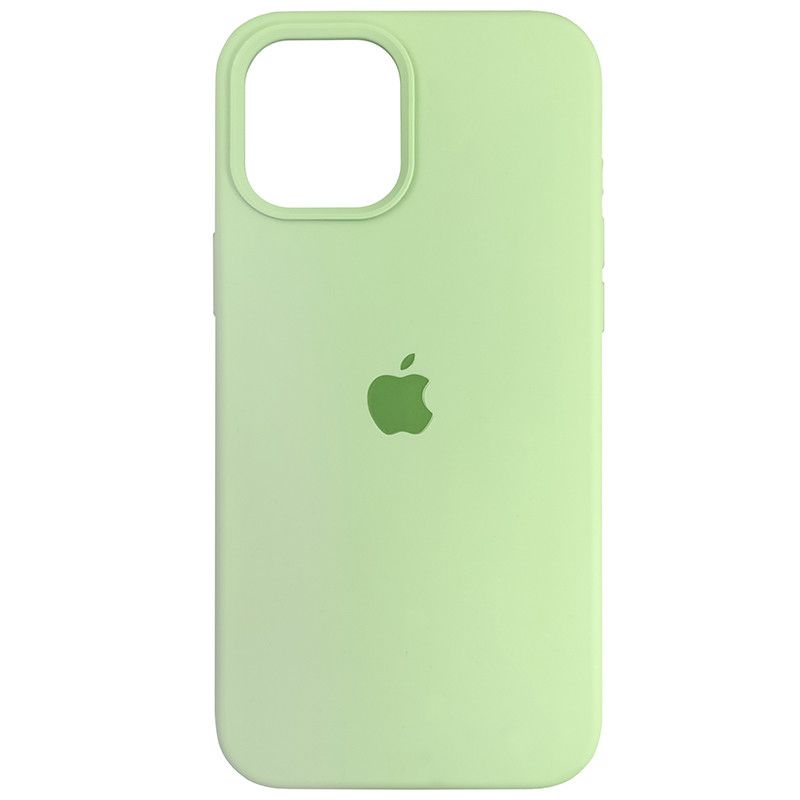 Чохол Copy Silicone Case iPhone 12 Pro Max Mint (1) - 1