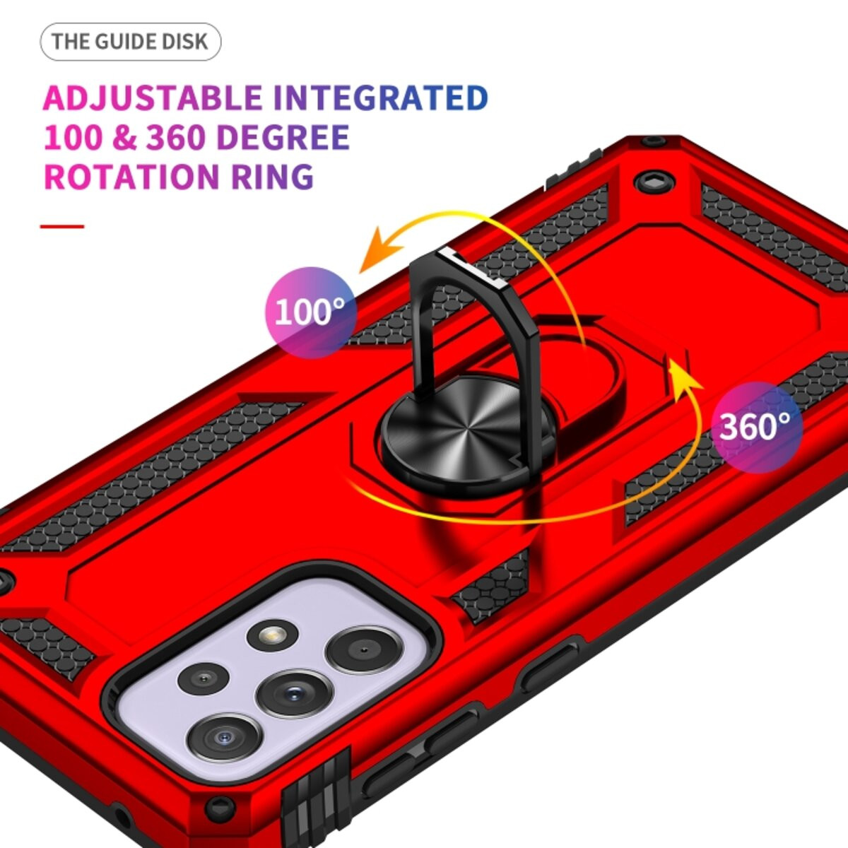 Чохол Cosmic Robot Ring for Samsung Galaxy A33 5G Red - 4