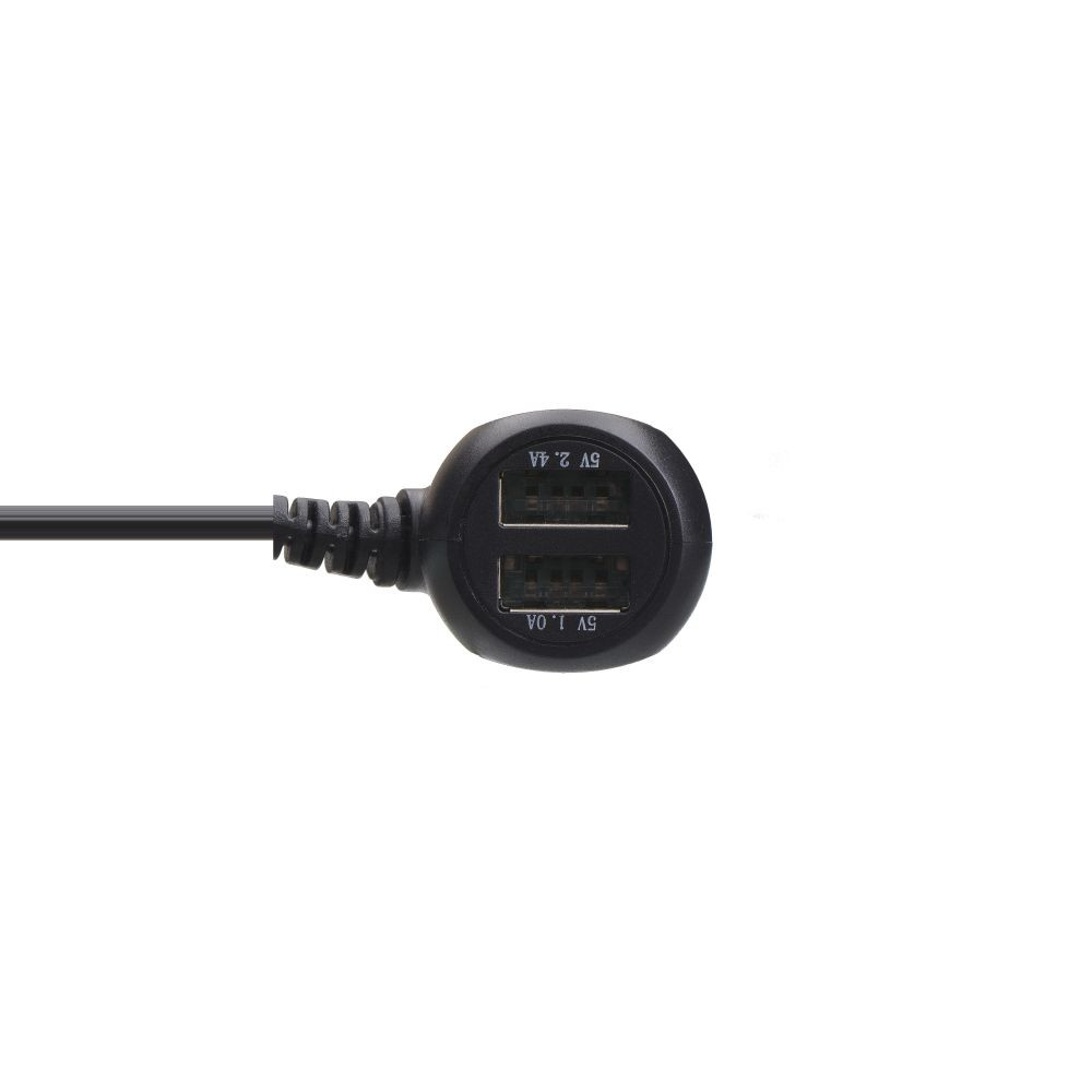 Автомобільний Зарядний Пристрій Mini USB 3400mAh 3.5m Black - 3