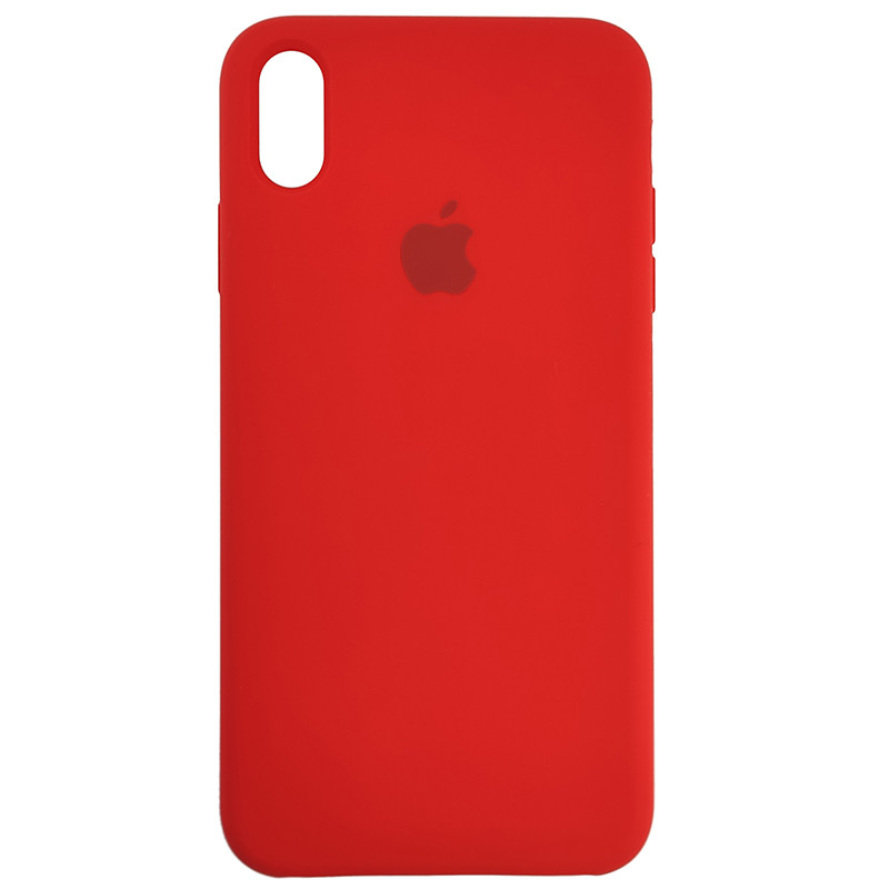 Чохол Copy Silicone Case iPhone XS Max Red (14) - 2