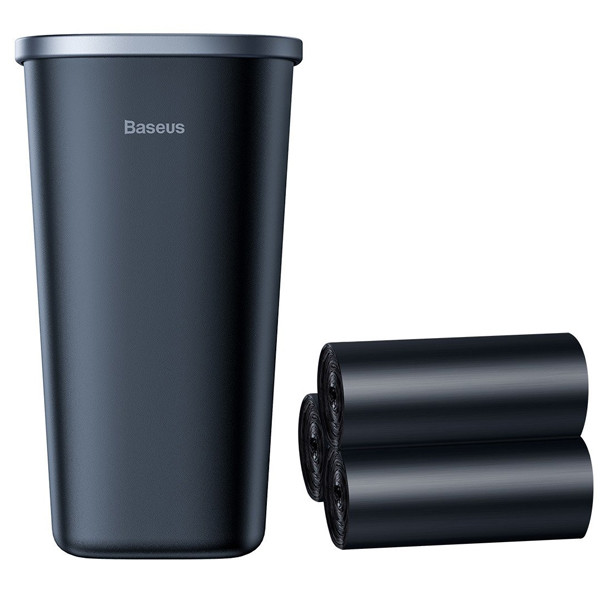 Бокс для сміття Baseus Dust-Free Trash Can (Trash Bag 3 roll/90), Black - 2