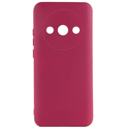 Чохол Original Silicone Case для Xiaomi Redmi A3, Bordo - 1