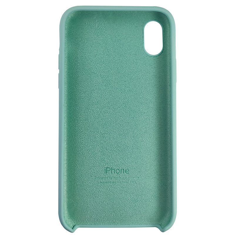 Чохол Copy Silicone Case iPhone XR Marina Green (44) - 3