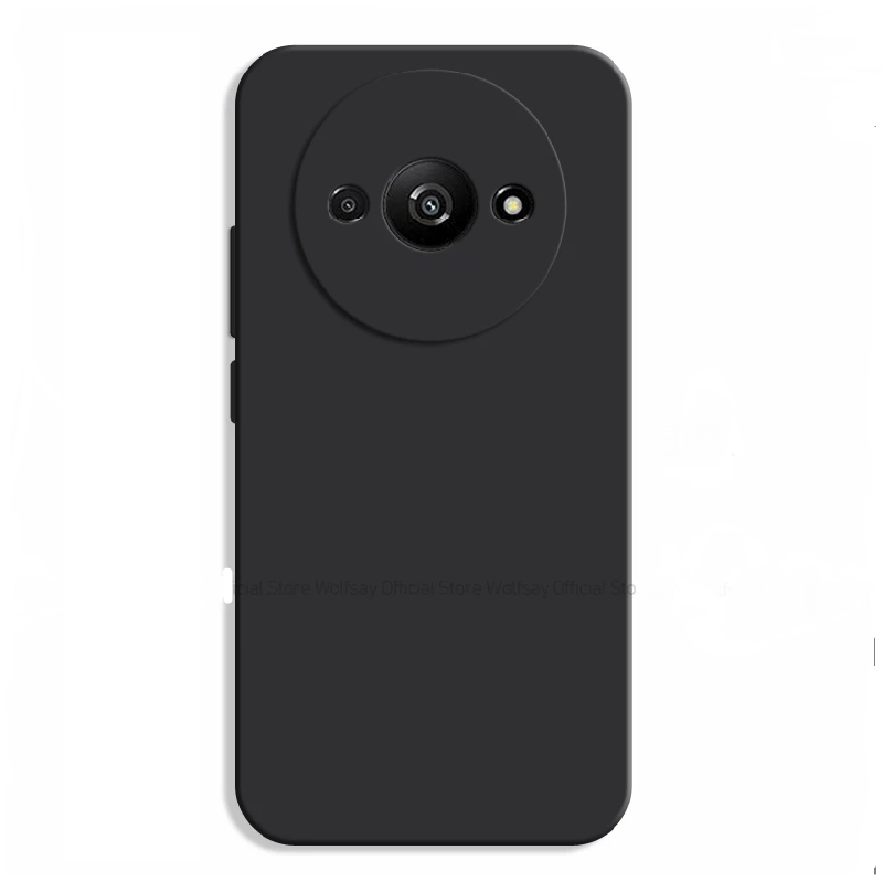 Original Silicone Case Xiaomi Redmi A3 Black - 1