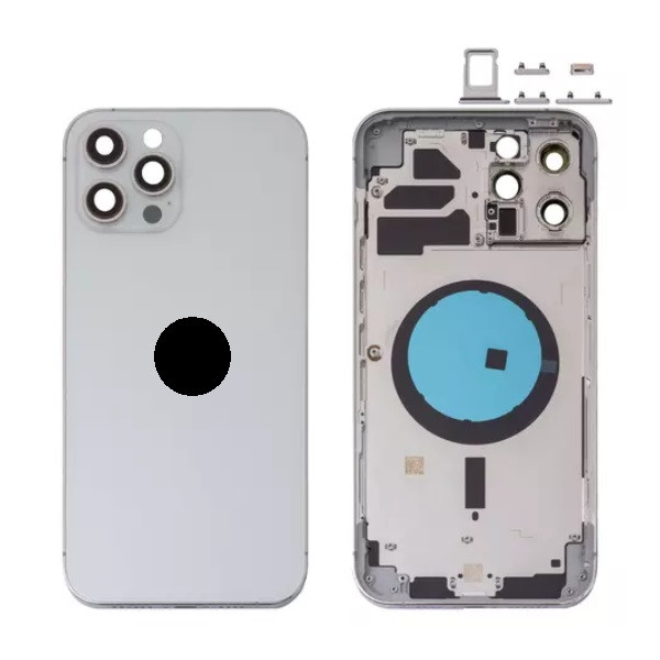 Корпус для iPhone 12 Pro, High Copy, Silver - 1