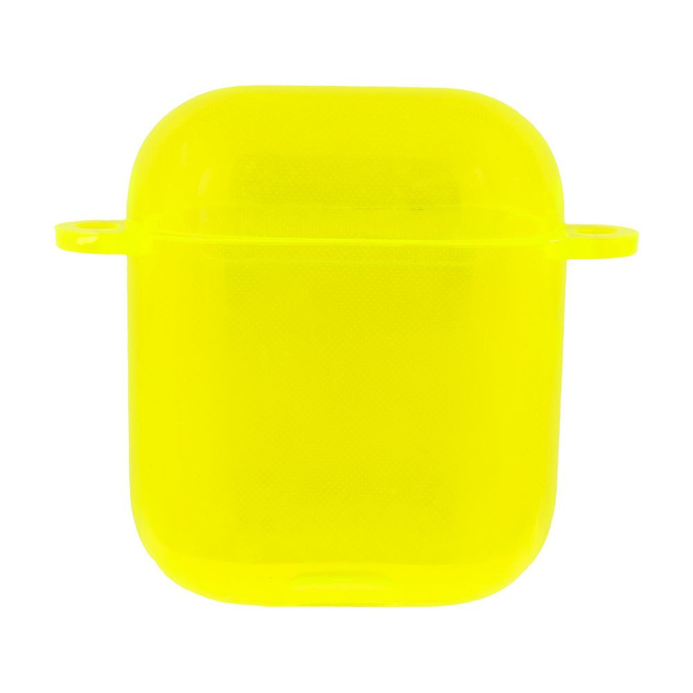 Silicone Case for AirPods Neon Color Yellow - 1