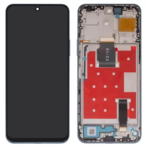 Дисплейний модуль для Huawei Honor 90 Lite, Honor X8a, з рамкою, Original PRC, Cyan Lake - 1