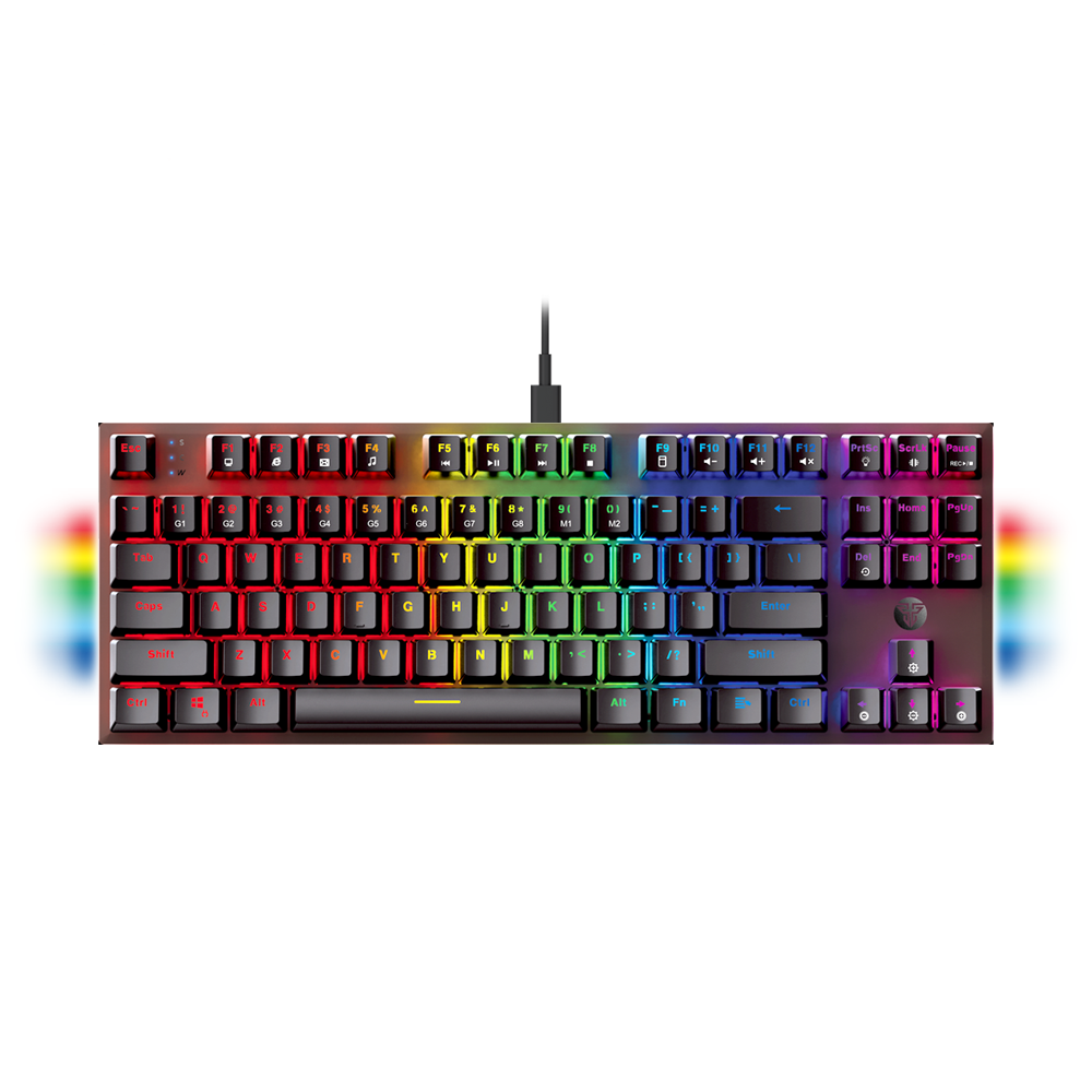 Клавіатура Fantech MAXFIT 87 MK856 RGB Blue Switch Black - 1
