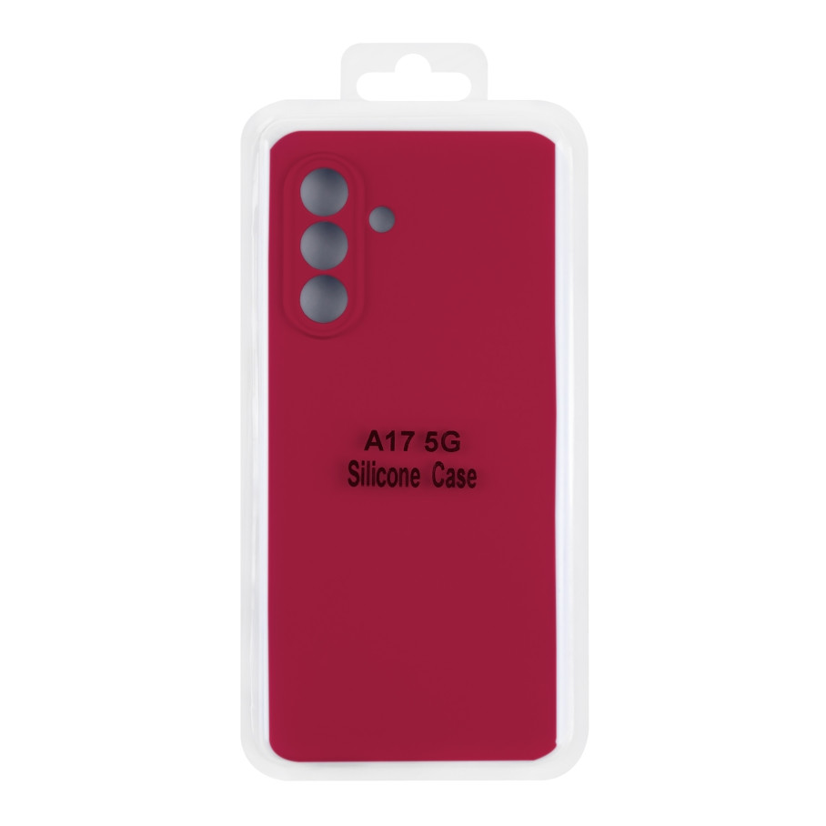 Чохол Silicone Cover для Samsung A175/A176 Galaxy A17, Maroon - 3